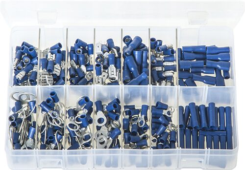 AB161 Assortment Box of Terminals Insulated - Blue | AB161 - Image 1