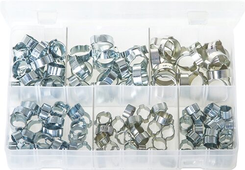 AB38 O-Clips 2-Ear Clamps | AB38 | 140 Pieces - Image 1