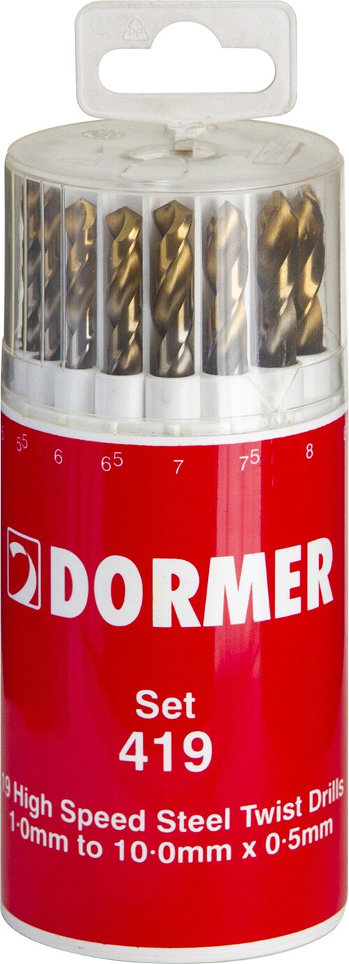 DDK19 DORMER 'A002' HSS Jobber Twist Drill Set - Metric Set No. '419' | DDK19 - Image 1