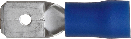 ET37 Blue Insulated Terminals - Receptacle Sockets Push-on Males | ET37 - Image 1