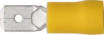 Yellow Insulated Terminals - Push-on Males | ET38
