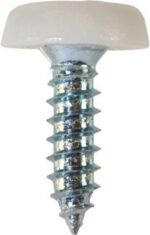 Number Plate Fasteners | NP16 | Pack of 100 | Colour White | Size 4.8 x 18 mm - Image 2