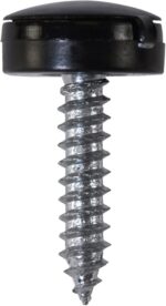 Security Number Plate Fasteners | NP35 | Pack of 100 | Colour Black | Size 4.2 x 19 mm