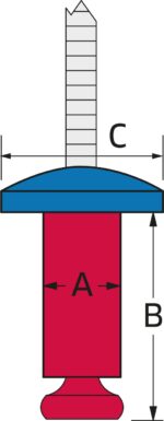 POP Avdel blind Rivets - Standard Flange | PR214 - Image 3